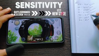 PUBG NEW STATE Sensitivity Settings Exactly As Your BGMI AND PUBG MOBILE [upl. by Grail]