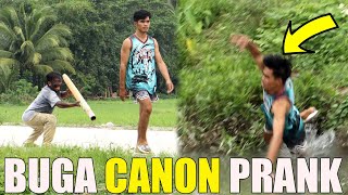 TAONG GRASA BUGA CANON PRANK PART 3  Sa subrang gulat ni kuya nahulog sya sa kanal [upl. by Netsirhc]