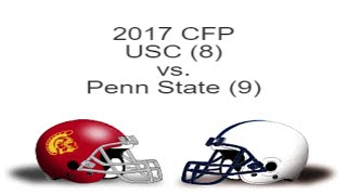 Game 1  2017 College Football 12Team Playoff Simulation NCAA 14  USC vs Penn State [upl. by Rochelle]