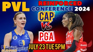 CAPITAL1 vs PETRO GAZZ  2024 PVL REINFORCED CONFERENCE  LIVE SCORE [upl. by Myrtie]