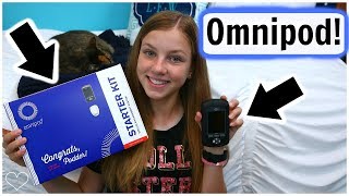 UNBOXING THE OMNIPOD INSULIN PUMP First Impressions On The Omnipod  Laina Elyse [upl. by Zaremski]