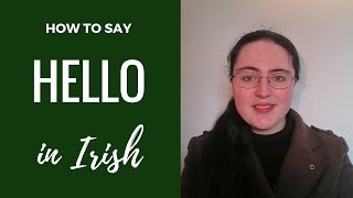 How to say Hello in Irish bitesizeirish [upl. by Leummas]