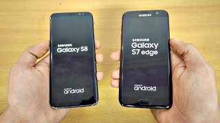 Samsung Galaxy S8 vs Galaxy S7 Edge  Speed Test 4K [upl. by Slein801]