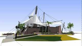 Design Evolution  Lake Charles Louisiana Amphitheater [upl. by Eneg376]