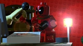 LEGO Marvel Super Heroes  Complete Deadpool Red Brick Guide amp How to Unlock Deadpool [upl. by Jola]