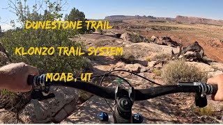 Klonzo Mountain Bike Trails Moab Ut Dunestone Trail [upl. by Ful771]