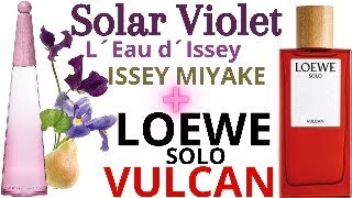 LOEWE SOLO VULCAN  SOLAR VIOLET L´EAU D´ISSEY I MIYAKE y 10 PERFUMES más D253 [upl. by Notniuqal572]