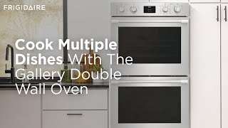 Cook Multiple Dishes With The Gallery Double Wall Oven [upl. by Eppilihp328]