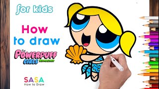 Drawing Powerpuff Girls in 2024 StepbyStep Tutorial EASY [upl. by Elma]