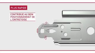 Ossature QuickLock® ClipOn  Présentation du clip en 3D [upl. by Narud620]