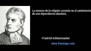 Fiedrich Schleiermacher quotPadre de la Teología Moderna o Liberalquot [upl. by Esorbma]