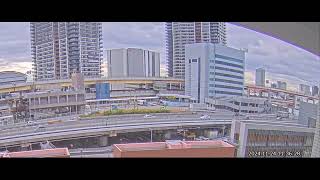 阪神高速3号神戸線 京橋PA付近 ライブカメラ Japan Hanshin Expressway No3 Kobe Line Kyobashi rest area near Live Camera [upl. by Nioe]