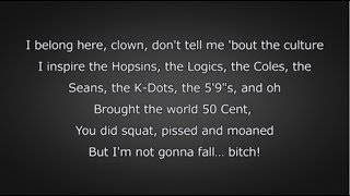 Eminem ft Nate Ruess  Headlights Lyrics [upl. by Cown201]