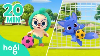 Learn Colors with Soccer Ball and More  Compilation  Pinkfong amp Hogi Colors for Kids [upl. by Hcab367]