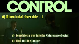 Control Gameplay 6 Search for a way into the Maintenance Sector  Find Ahti the Janitor [upl. by Anitsuga]