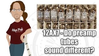 12AX7  Do different preamp tubes make a sonic difference From Behringer to Mullard [upl. by Ainival]