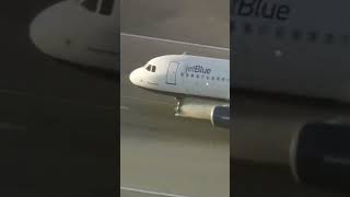 ¡Impresionante aterrizaje de emergencia de un A320 de JetBlue aviacion pilotos aviones [upl. by Aerehs742]