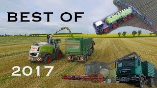 BEST OF 2017  Moderne Landtechnik im Einsatz  Der Jahresrückblick  Agrar  Impressionen [upl. by Enelrahc559]