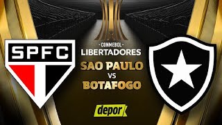 🔥🔥🔥São Paulo 🔴⚪️⚫️ Vs Botafogo ⚫️️⚪️⚫️️  CONMEBOL Libertadores🏆 4tos De Final  Vuelta  G 00🔥🔥🔥 [upl. by Comstock]