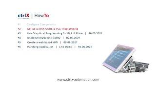 EN Bosch Rexroth ctrlX developR Season 2 – How to 2 Set up a ctrlX CORE amp PLC Programming [upl. by Engelhart]