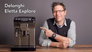 Delonghi Eletta Explore Superautomatic Coffee Machine Review Cold Brew and more [upl. by Yasmar]