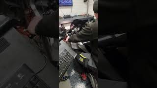 Honda VFR 1200 F quickshifter dyno 300 kmh [upl. by Aurea]