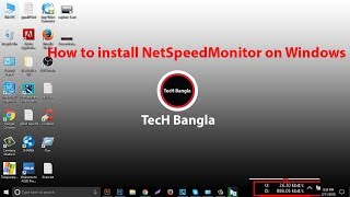 How to install Net Speed Monitor on Windows 78110 [upl. by Anil]