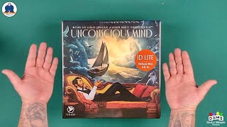 UNBOXING  UNCONSCIOUS MIND KS DELUXE  Board Game  indabox [upl. by Pliner]