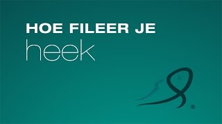 Hoe fileer je heek [upl. by Esylle]