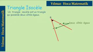 le triangle isocèle  5ème [upl. by Feldman]