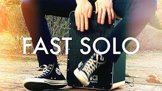 Fast Cajon Solo By Ross McCallum [upl. by Srini]