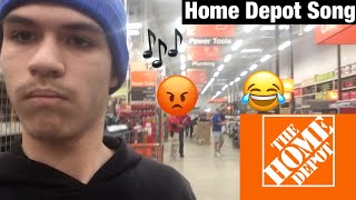 Blasting The Home Depot Song in Home Depot PRANK KICKED OUT [upl. by Larissa]