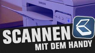 Dokumente scannen mit dem Handy  ohne Scanner  Tutorial [upl. by Ennylyak]