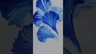 Satisfying One Stroke Flower Painting Tutorial shortsshortsviral viralreels ytshortsonestroke [upl. by Sigvard]