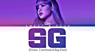 DEMO LISA  SG Unreleased Rap Part Color Coded Lyrics [upl. by Ronnoc449]