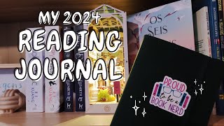 2024 Reading Journal  Spreads for the new year 📚 [upl. by Ajdan]