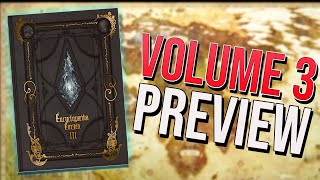 Encyclopedia Eorzea Volume 3 PREVIEW FFXIV Lore [upl. by Murdock]