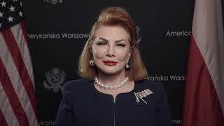 Film pożegnalny Ambasador USA Georgette Mosbacher [upl. by Ylsew]