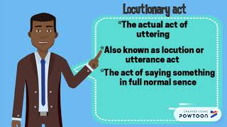 locutionary actillucutionary act and perlocutionary act [upl. by Hitchcock]