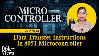 Data Transfer Instructions in 8051 Microcontroller  Microcontrollers and Its Applications [upl. by Annael]