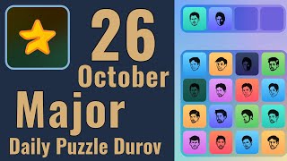 Major Puzzle Durov 5000 coin  Daily Puzzle Durov Major 26 October [upl. by Skippie]