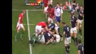 Wales VS Scotland 2010 Last 5 Minutes [upl. by Holton]