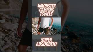 4Monster Camping Towels The Secret to Staying Dry and Cozy shorts [upl. by Nicodemus951]