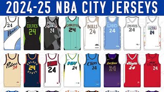 Ranking NBA City Jersey 202425 [upl. by Leunamme]