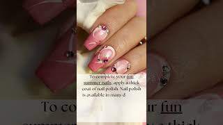 Finish Your Fun Summer Nails with Bold Polish amp Glitter  Stunning amp Sparkly Nail Art Tutorial [upl. by Jeffries]