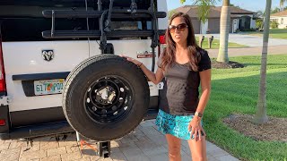 Creating a BClass RV Spare Tire Carrier from a Bike Carrier [upl. by Liscomb]