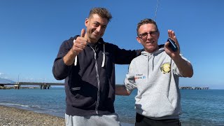 SURFCASTING  MARE CALMO E ACQUA CRISTALLINA  COSA AVRA ABBOCCATO SULLA NOSTRA ESCA [upl. by Eylrac]