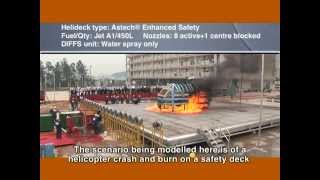 Aluminium Offshore  Deck Intregrated Fire Fighting System  DIFFS [upl. by Elison]