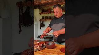 I Harvested HONEY from My Mountain Bees and Baked Ribs with It  how to make a cooking video food [upl. by Nwahsir]