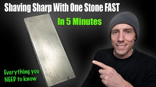 How To Sharpen A Knife In About 5 Minutes With ONE Stone  EVERYTHING YOU NEED TO KNOW FAST 2023 [upl. by Nitsirt836]